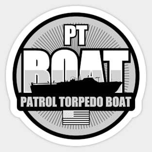 PT Boat (Small logo) Sticker